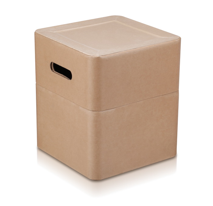 Cubo cuadrado de papel completo